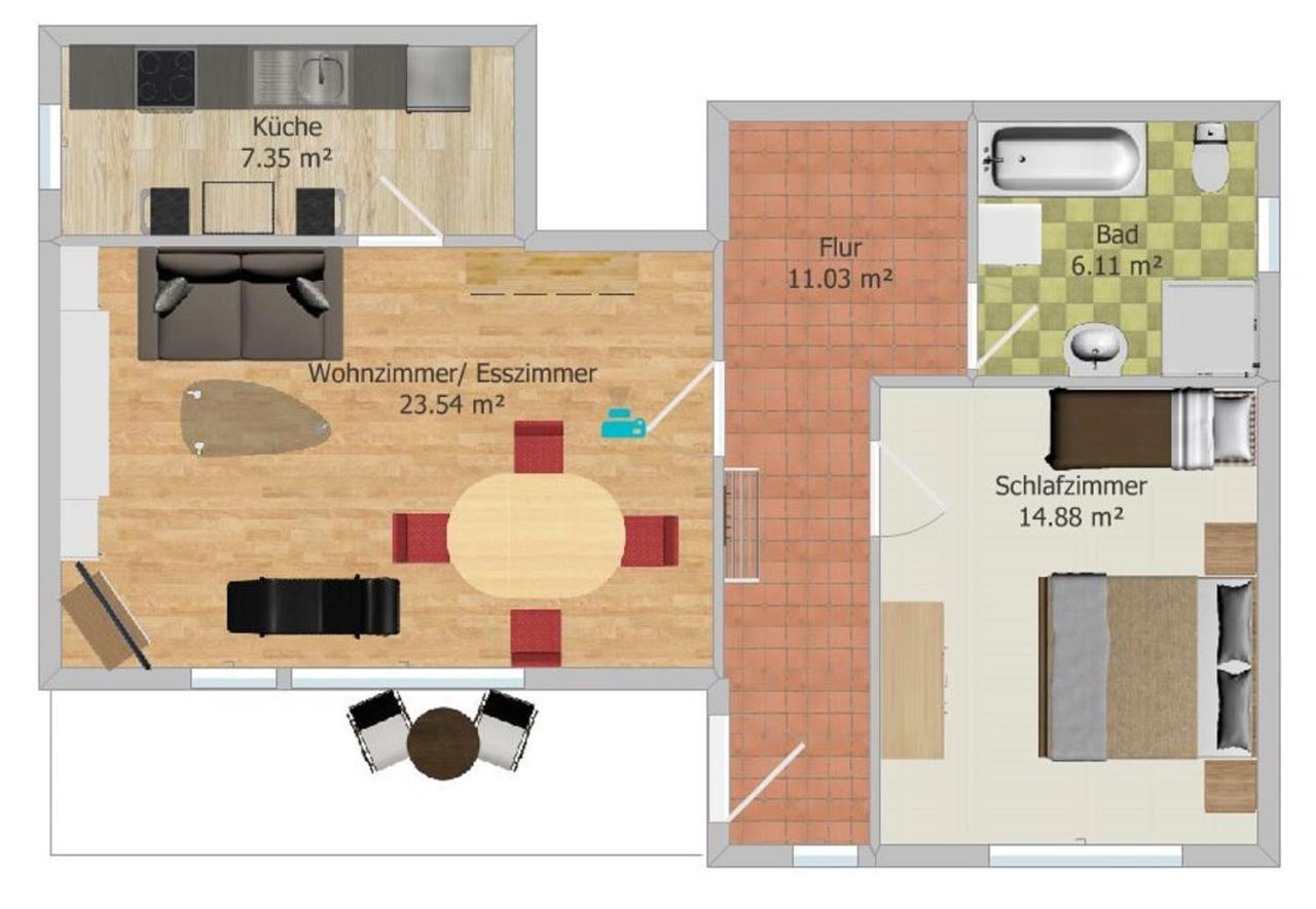 Ferienwohnung Neumann Gersfeld Buitenkant foto